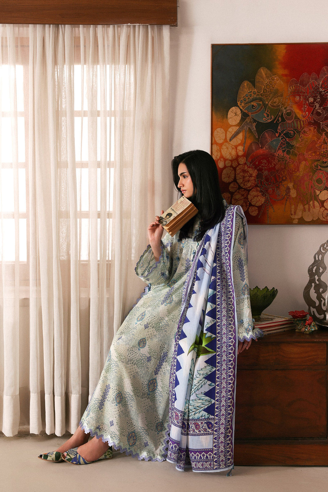 Amaya Unstitched Printed Lawn&