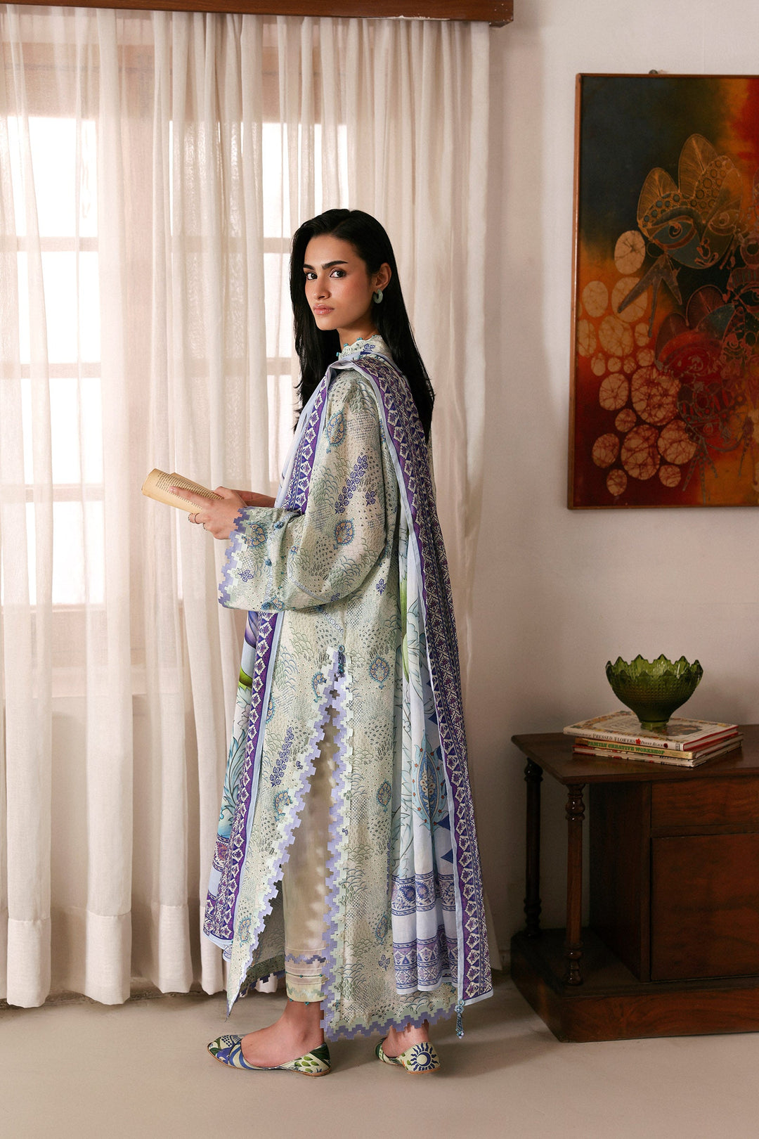 Amaya Unstitched Printed Lawn&