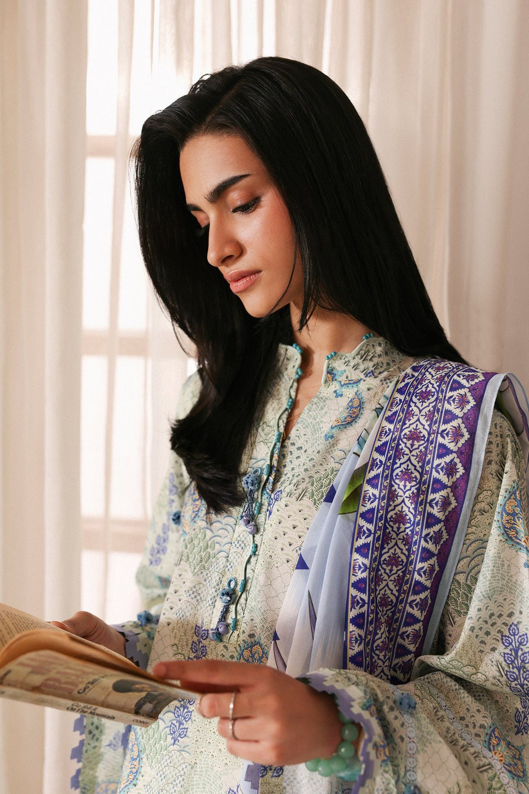 Amaya Unstitched Printed Lawn&