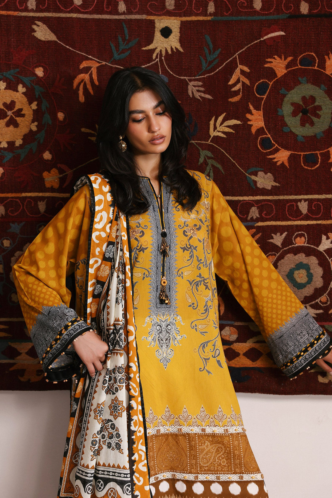 Amaya Unstitched Printed Lawn&