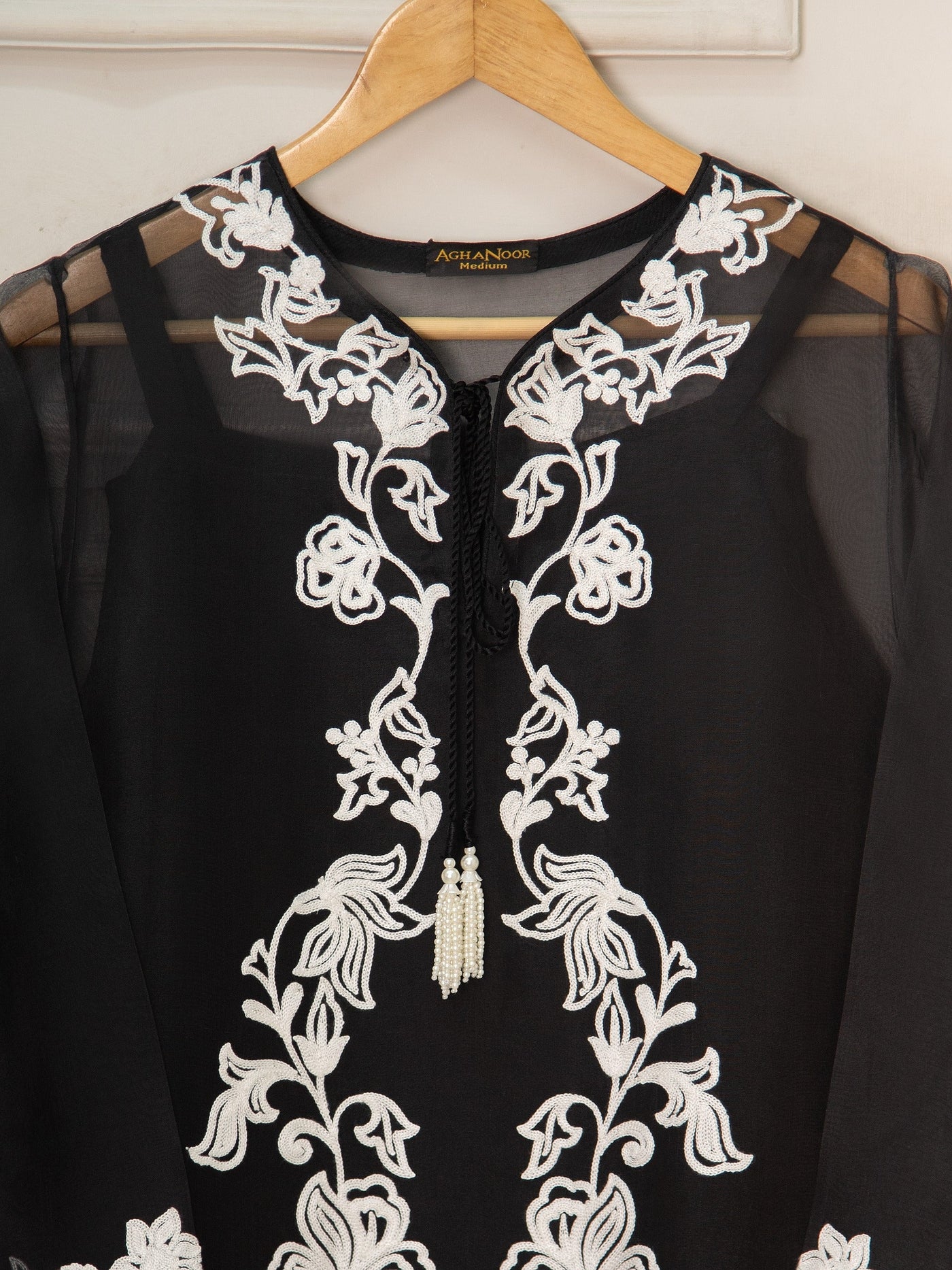 3 Piece - Pure Organza Embroidered Suit