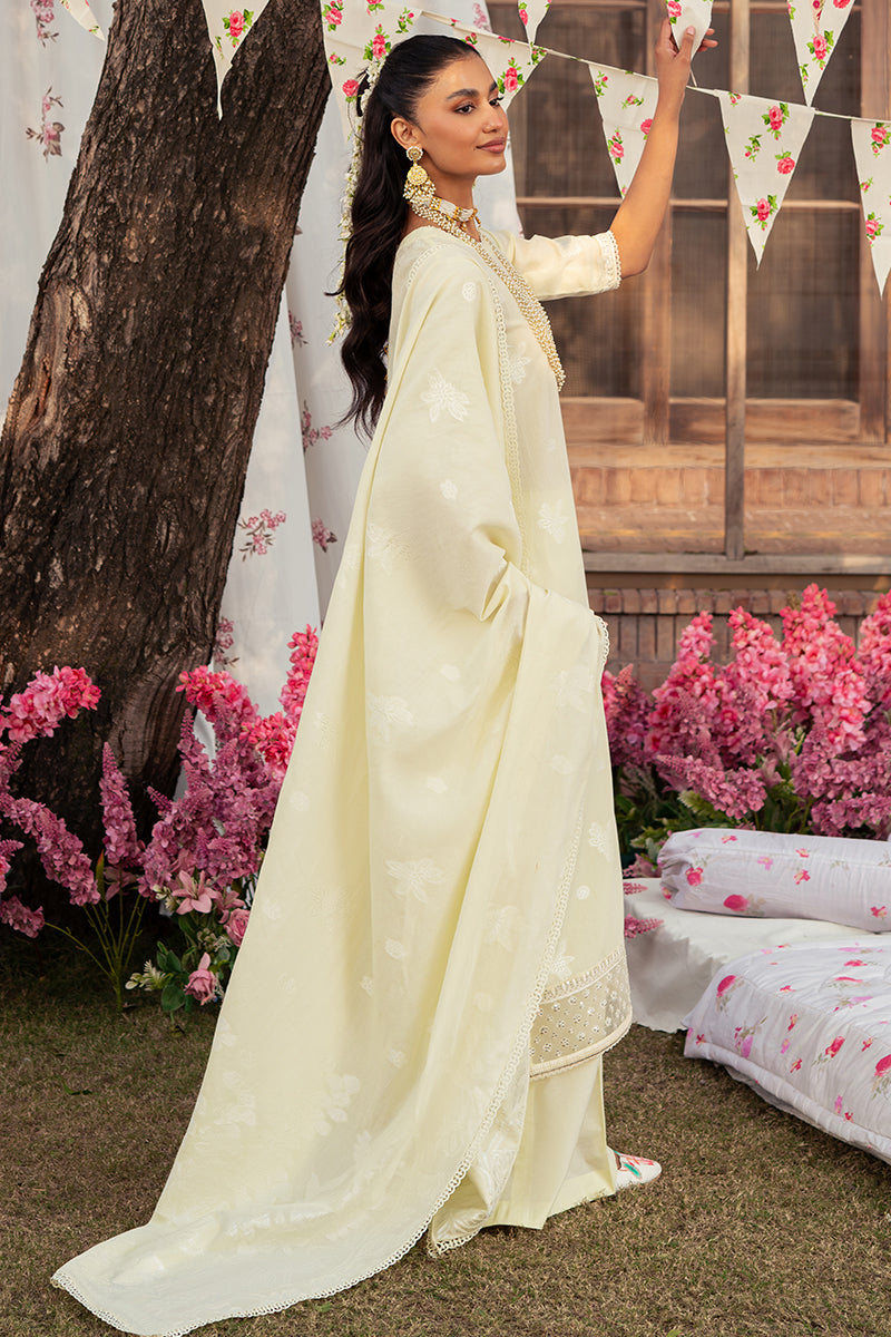 3 PIECE EMBROIDERED JACQUARD