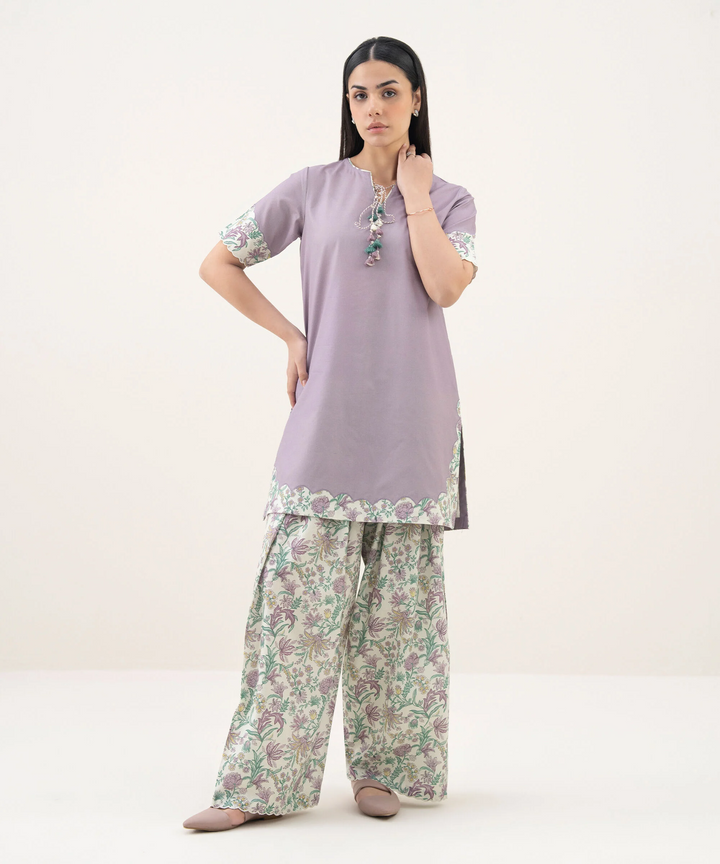 2 Piece Lawn suit