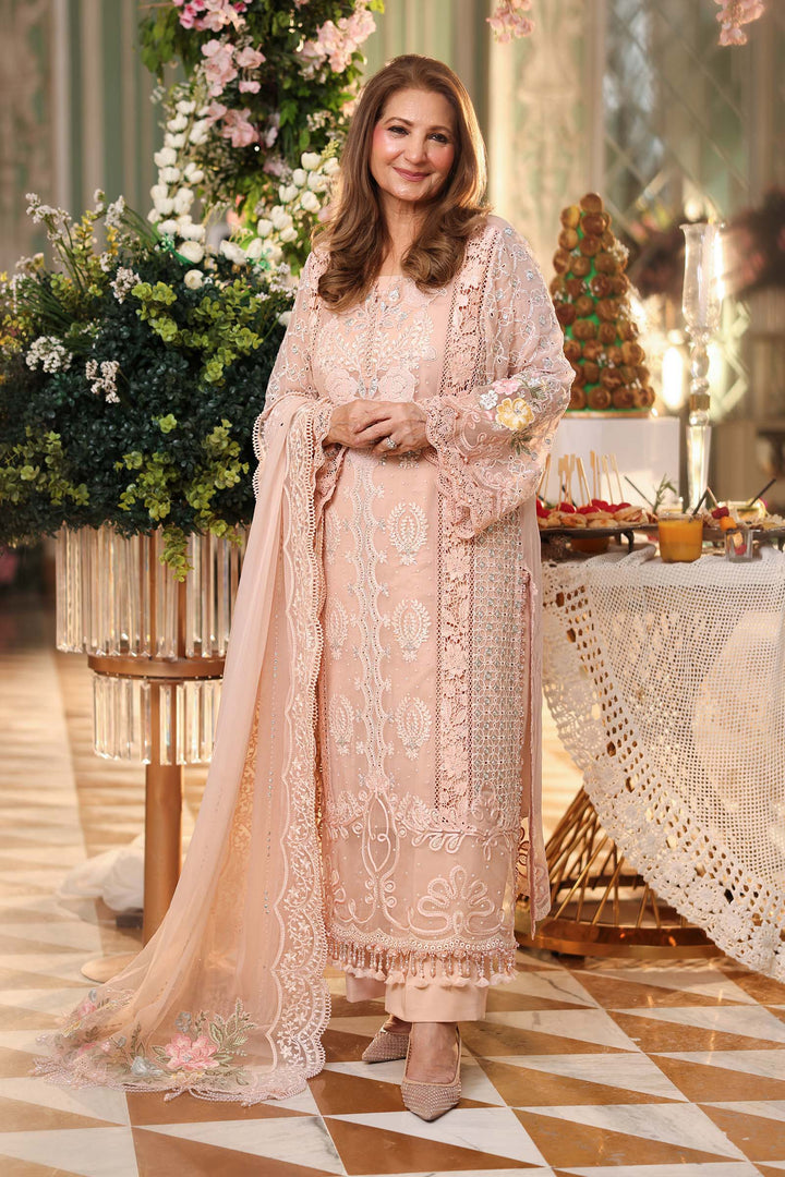 Luxury Chiffon Unstitched 3Pc Suit