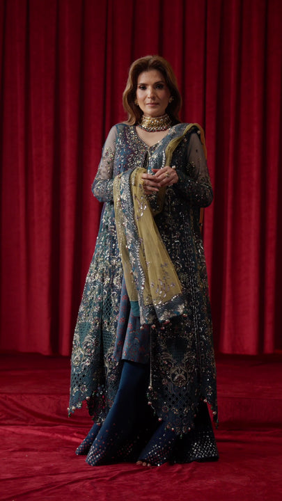 Jhoomro Unstitched Luxury Ensemble