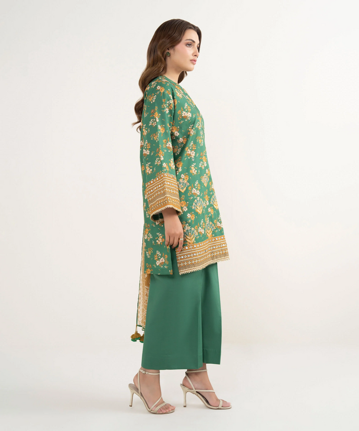 3 Piece - Embroidered Lawn Suit