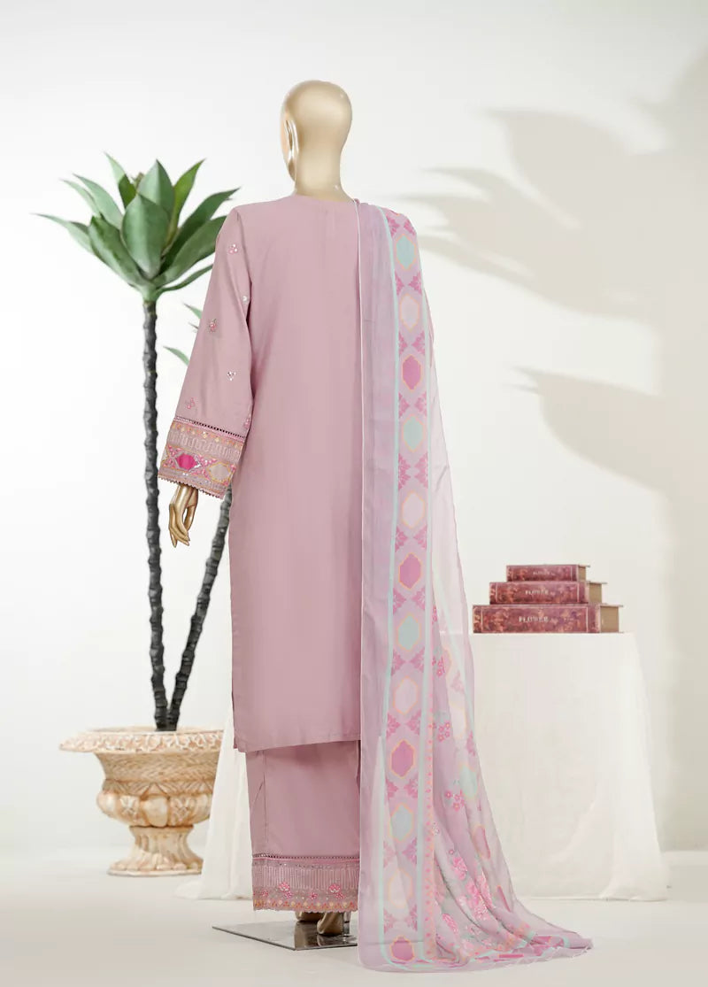 Luxury Embroidered  Lawn 3 Piece