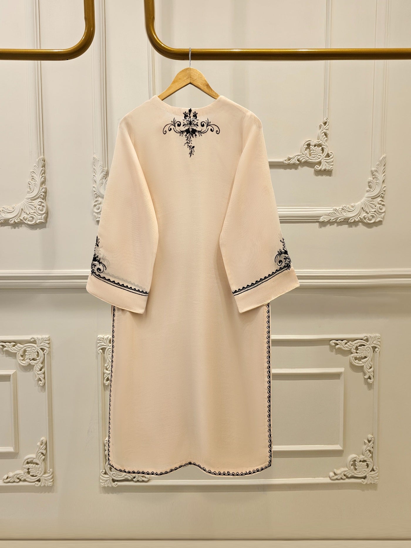 3 Piece - Pure Embroidered Cotton Net Suit