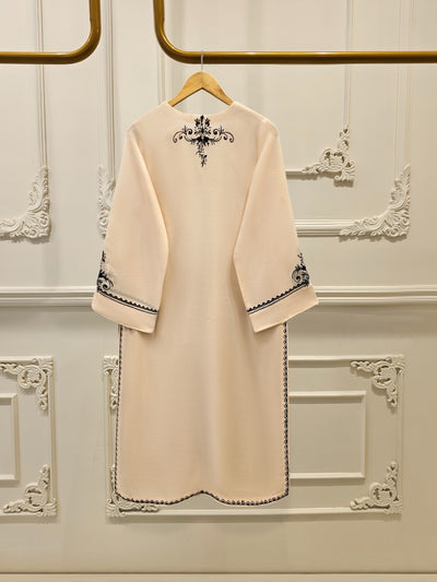 3 Piece - Pure Embroidered Cotton Net Suit
