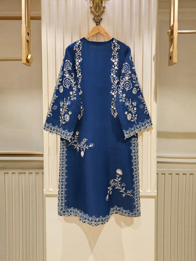 3 Piece - Pure Organza Embroidered Suit