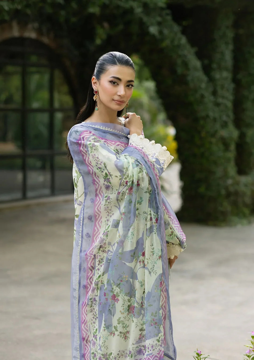 Signature Embroidered Lawn with Chiffon Collection Vol II &