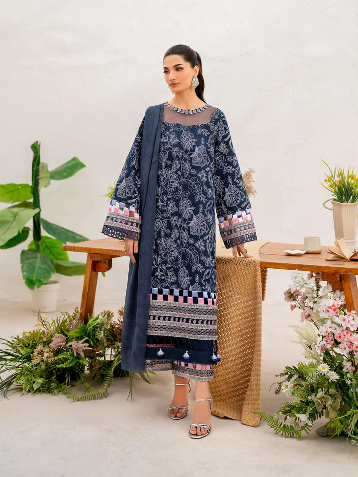 Husn-E-Arah Unstitched Lawn