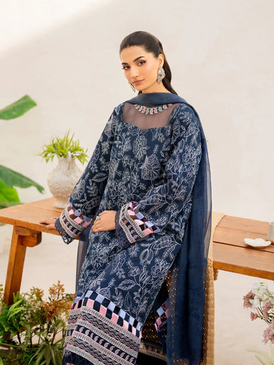 Husn-E-Arah Unstitched Lawn