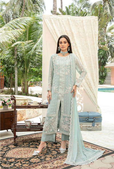 Nuresa Embroidered Fancy Chiffon