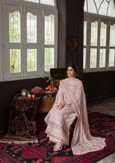 Karandi with Embroidered Chiffon