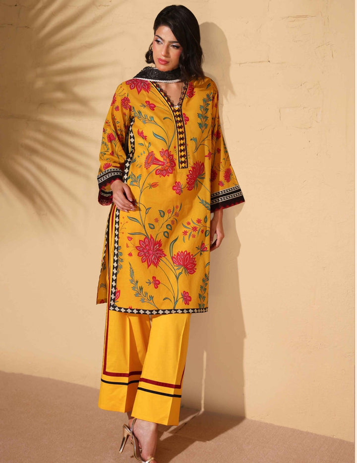 signora  Printed Embroidered Lawn
