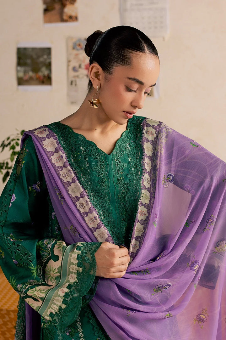 Fresh Green Embroidered 3PC