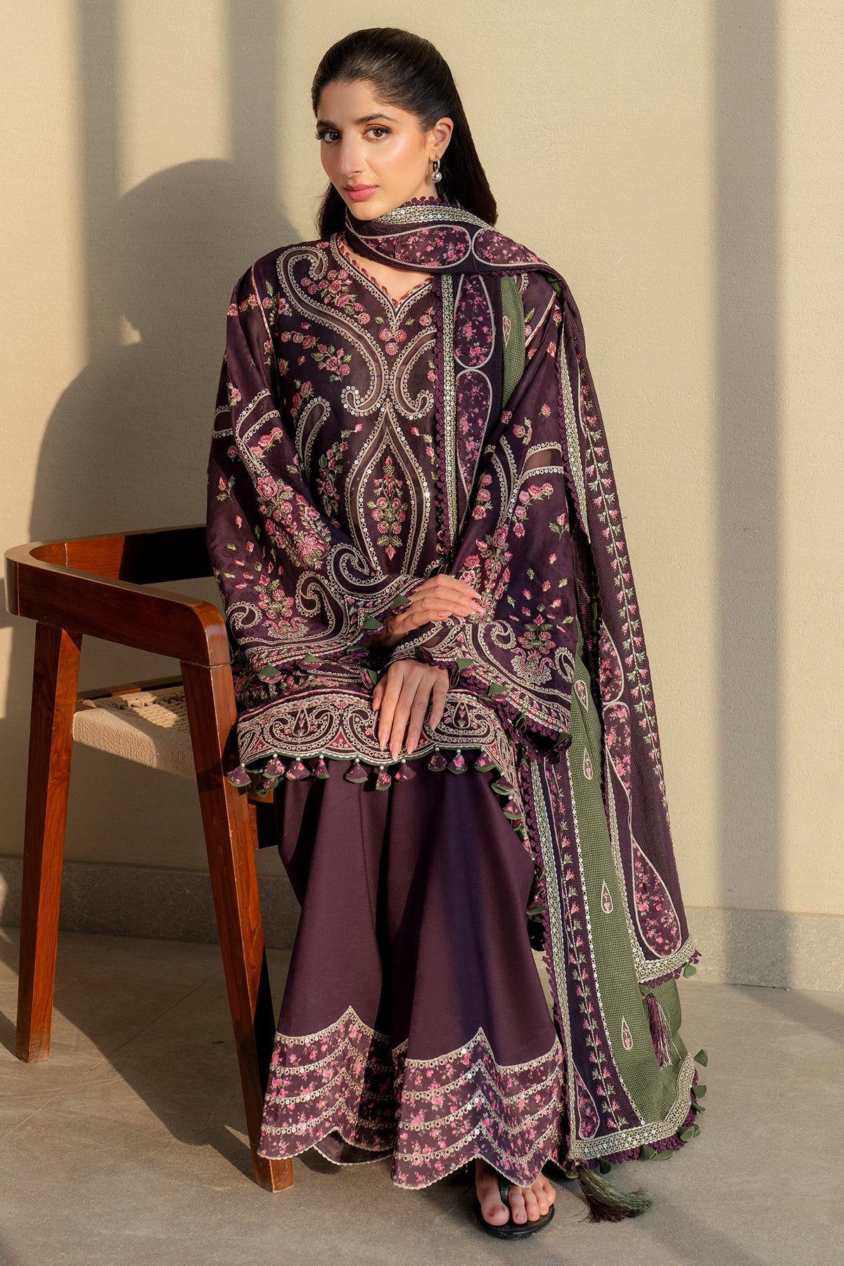 Shahkaar Embroidered  Luxury Lawn