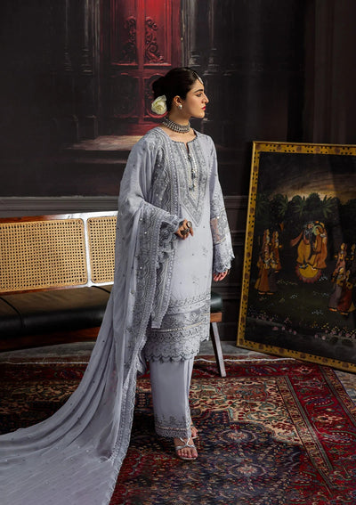 Karandi with Embroidered Chiffon