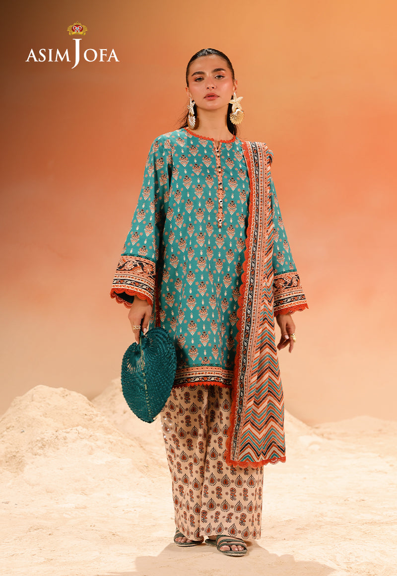 Printed Lawn 3 Pcs