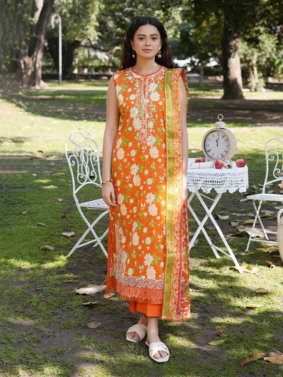 SILSILA 3-Piece Unstitched Digital Printed Lawn Suit