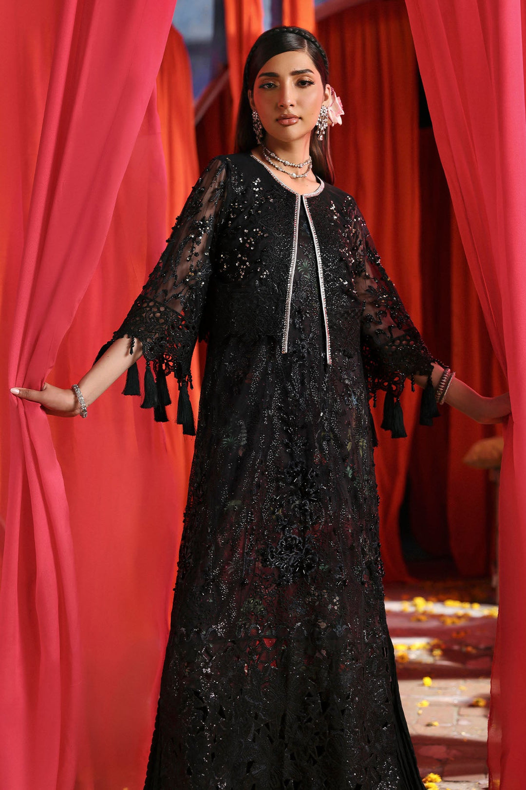 Jhoomro Unstitched Luxury Ensemble