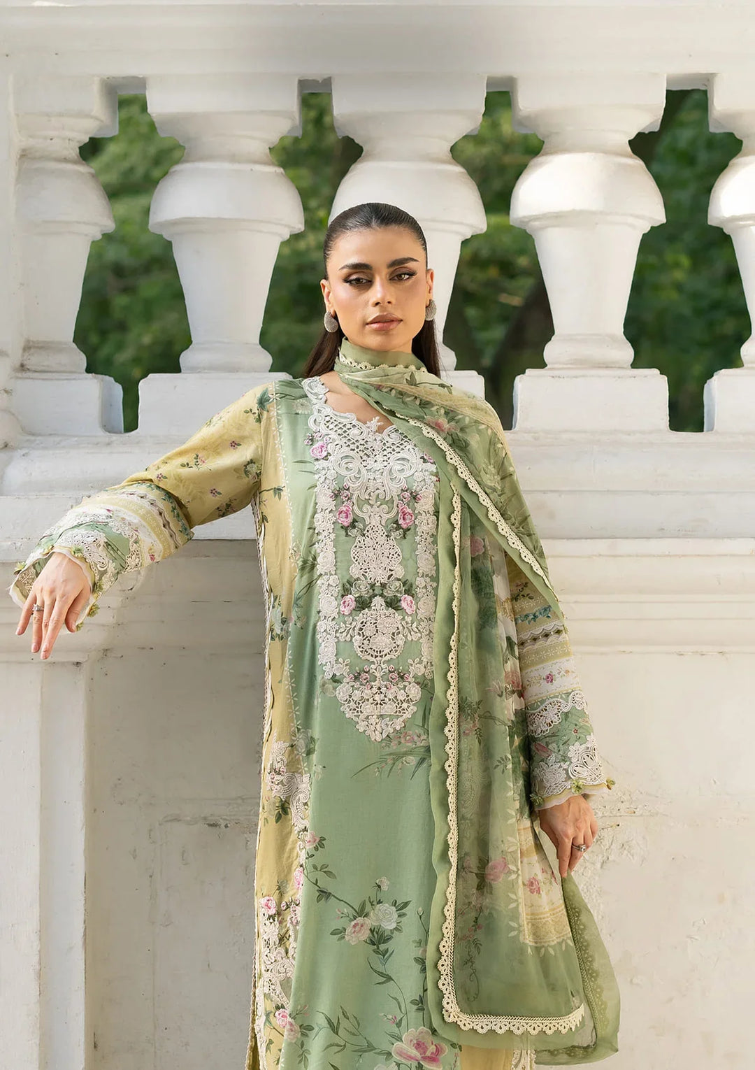 Signature Embroidered Lawn with Chiffon Collection Vol II &
