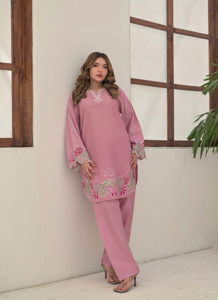 Eshal Cotton Embroidered 2Pc