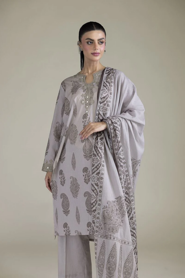 Embroidered | Cambric Cambric Tailored 3-Piece