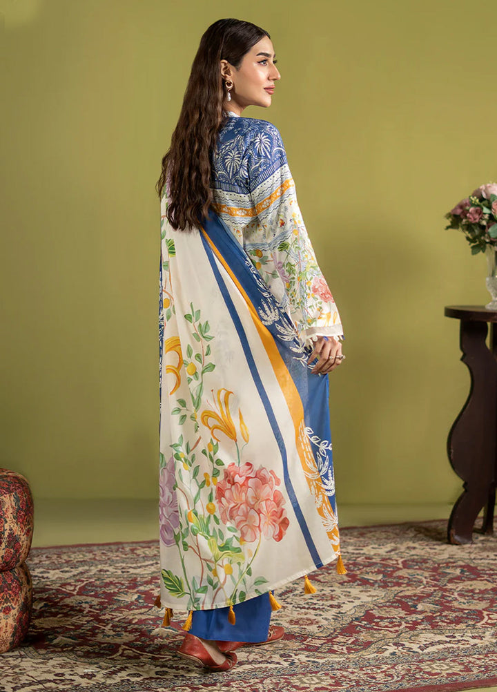 POPINN  Printed Unstitched 3 Piece Suit