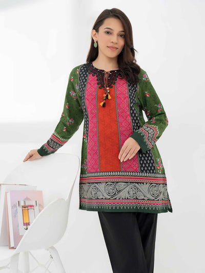 Limelight || Cambric Kurti-Embroidered (Pret) A0102TP