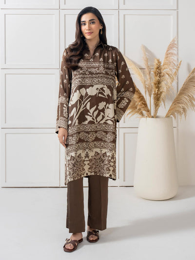 2 Piece Silk Suit Printed (Pret)