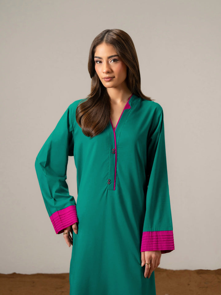 2 Piece Viscose Suit-Dyed (Pret)
