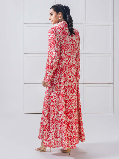 Viscose Dress-Printed (Pret)