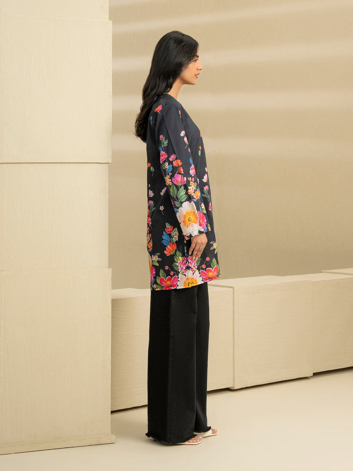 Cambric Kurti-Embroidered (Pret)