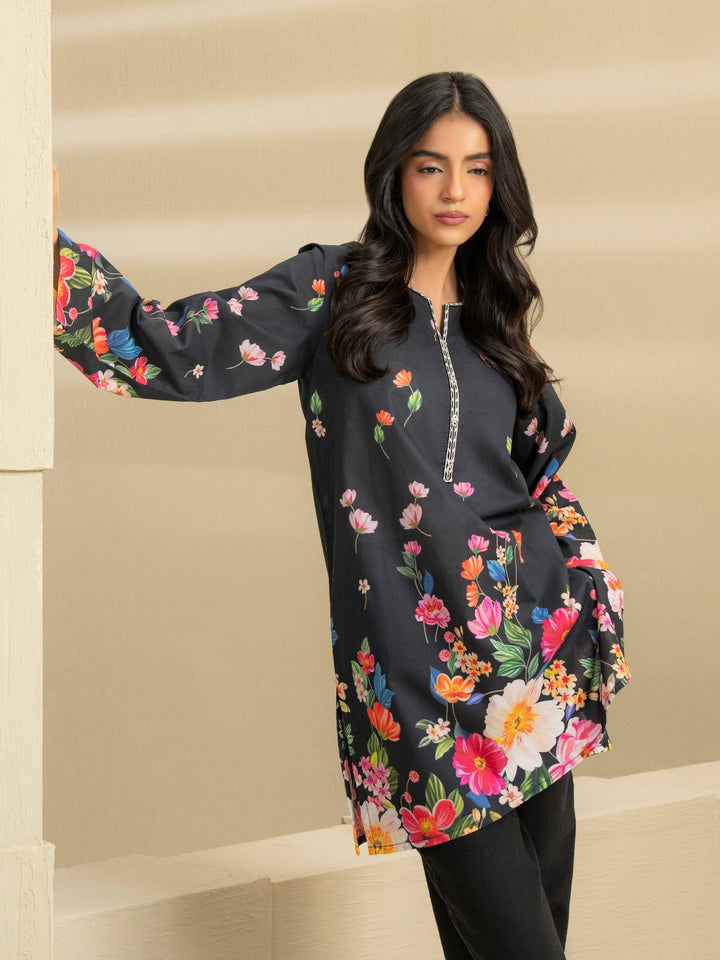 Cambric Kurti-Embroidered (Pret)