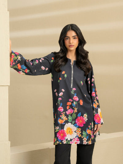 Cambric Kurti-Embroidered (Pret)