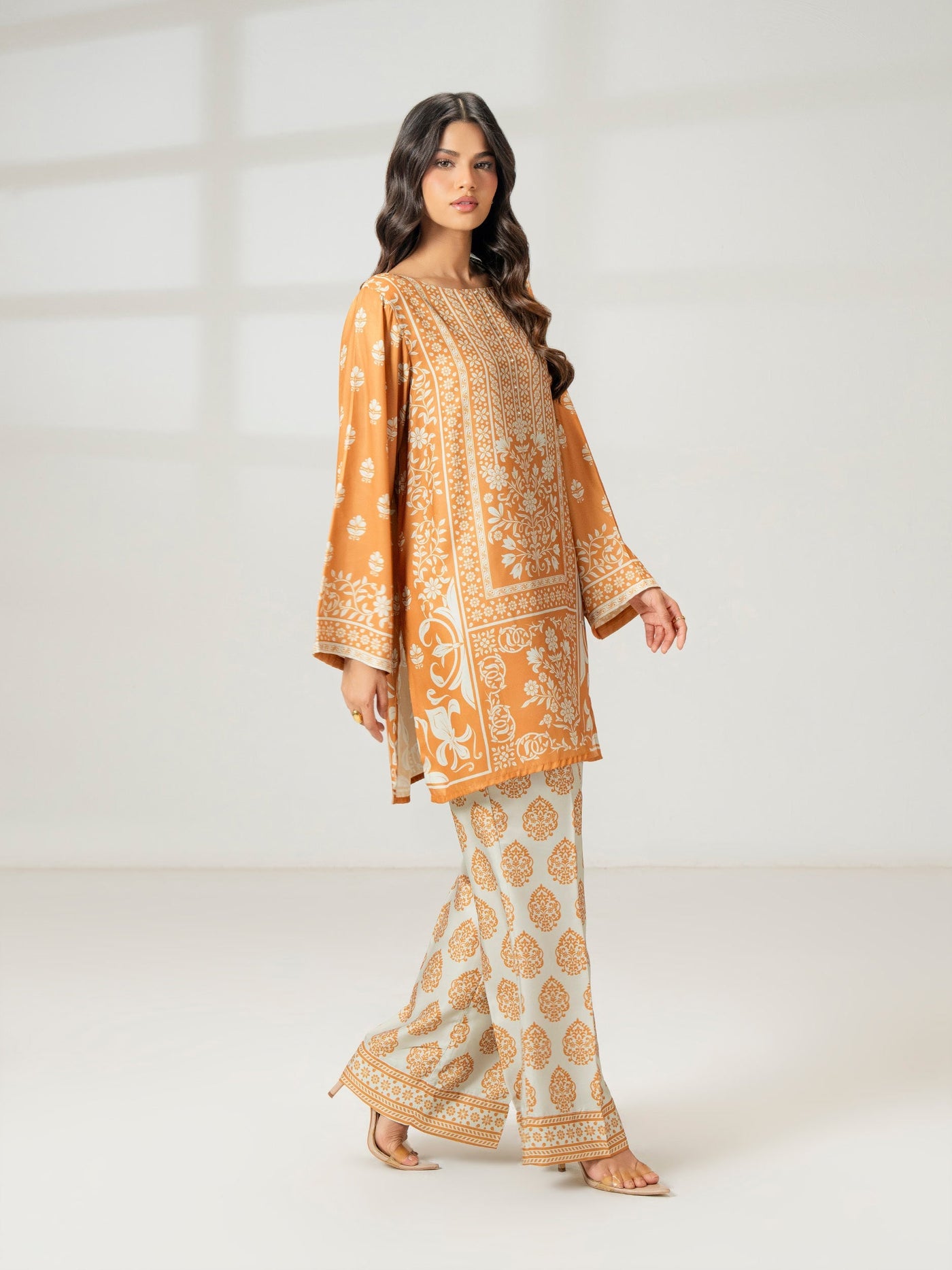 2 Piece Silk Suit-Printed (Pret)