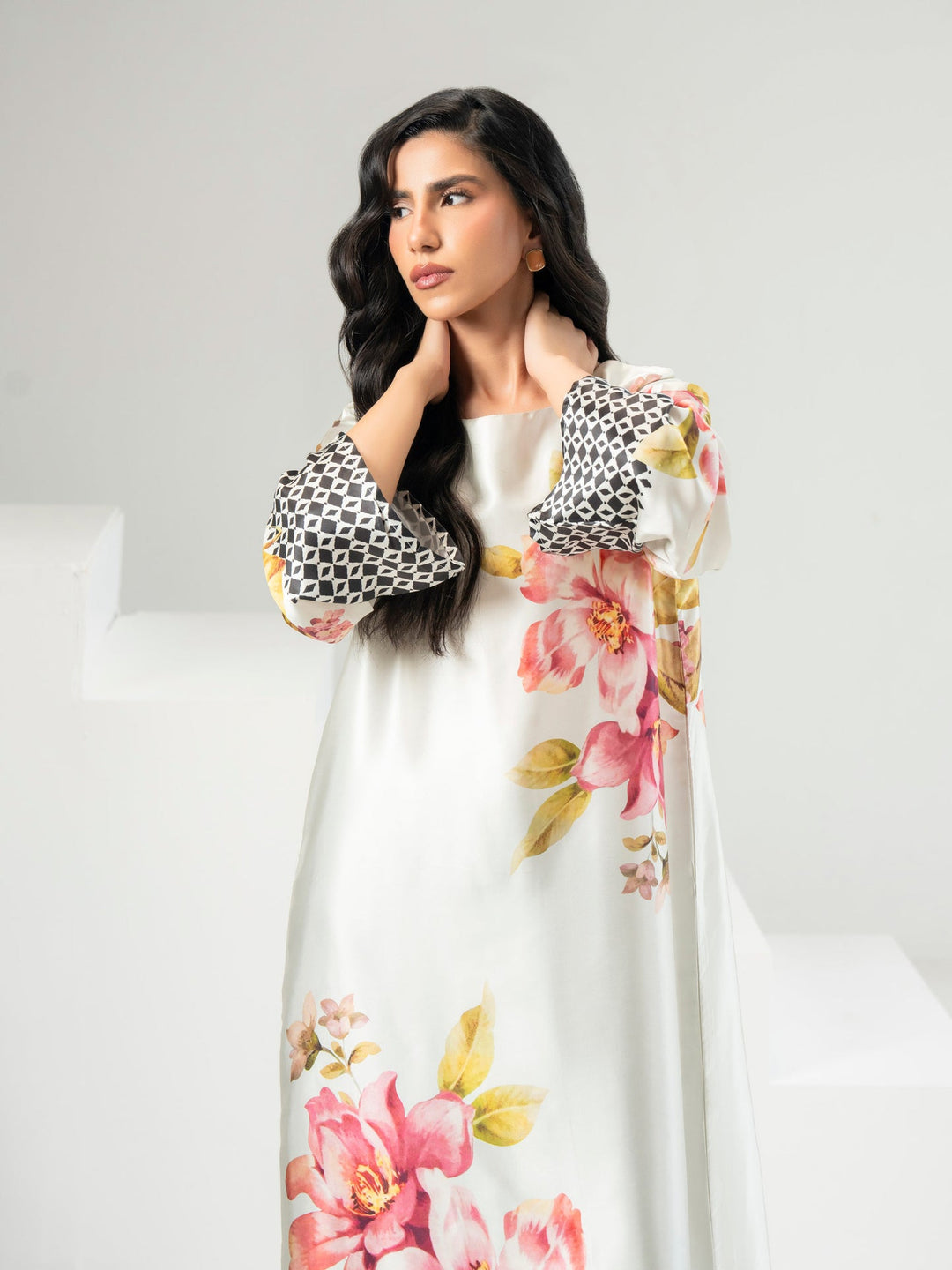 Silk Shirt-Printed (Pret)