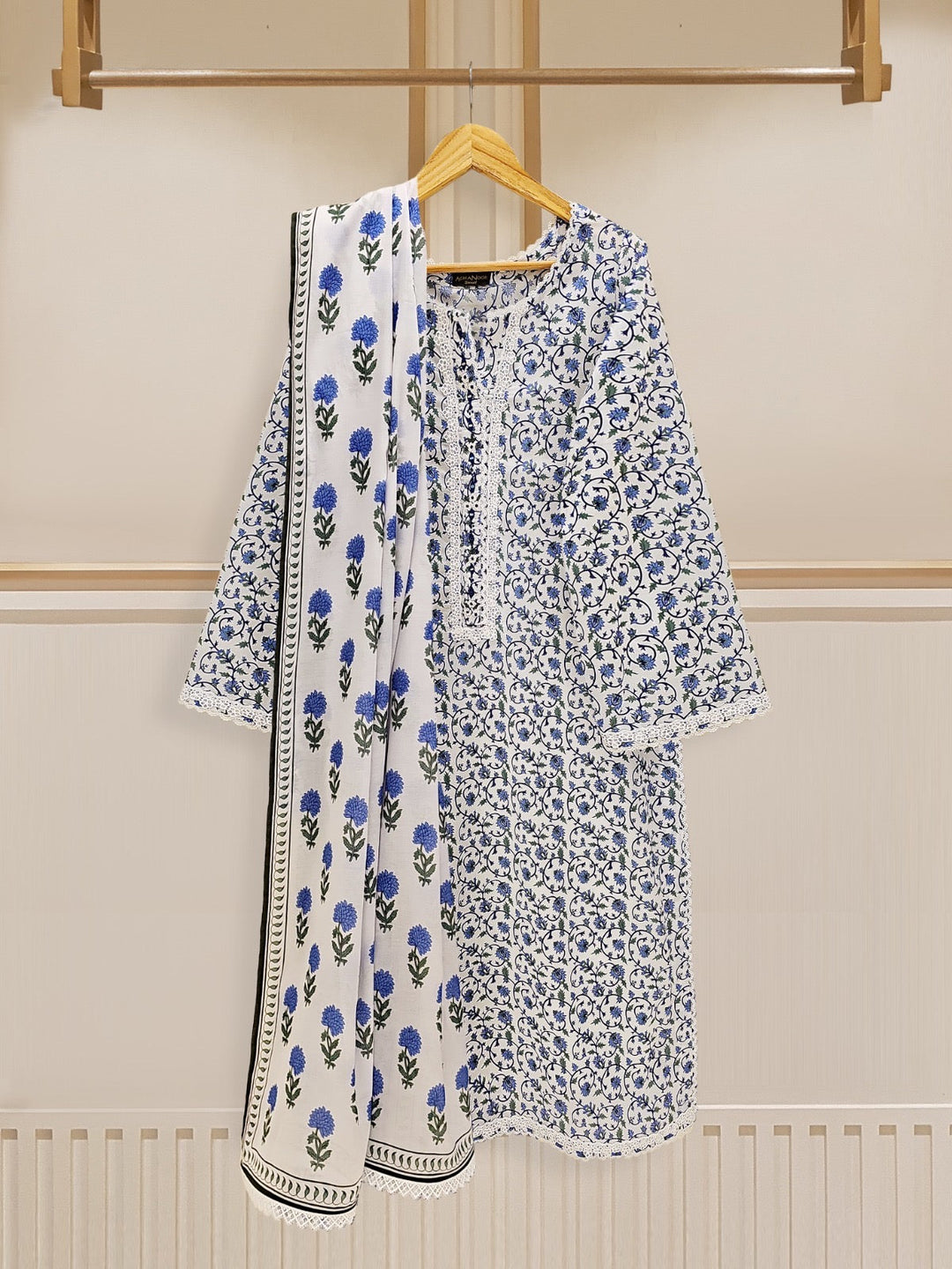 2 Piece - Pure Printed Cambric Suit