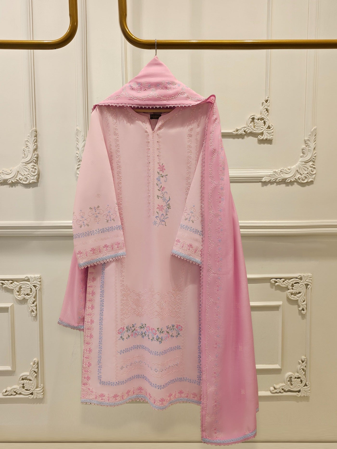 2 Piece - Embroidered Lawn Suit