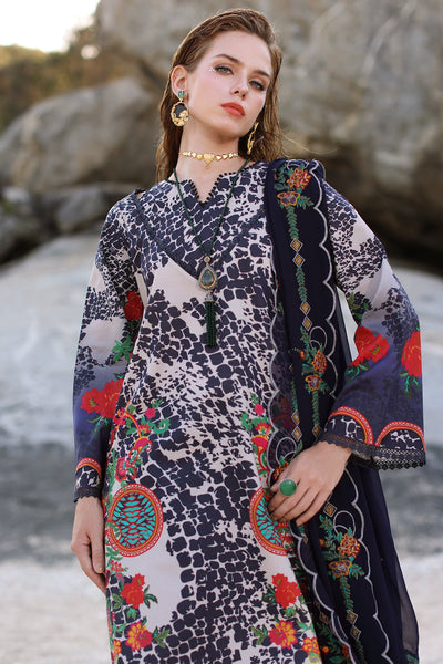 CHARIZMA Unstitched Printed Lawn with Embroidered Chiffon Dupatta PM4-30