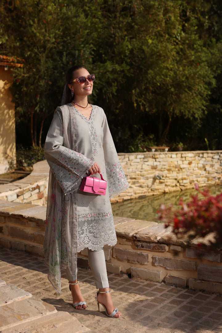 Luxe Chikankaari Lawn