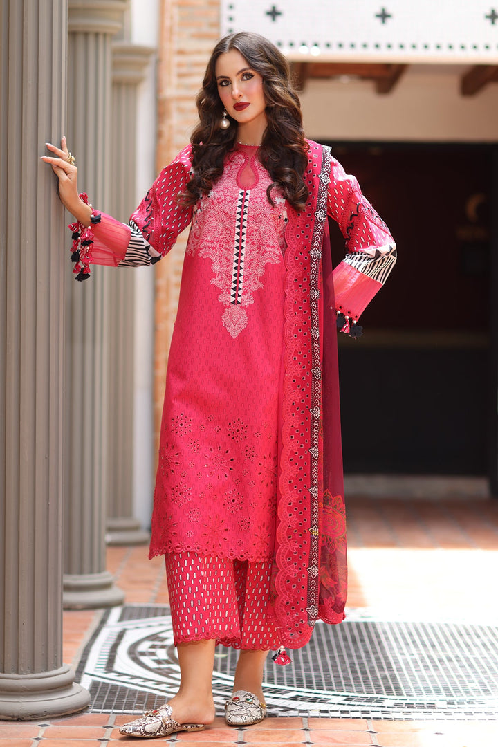 3-PC Unstitched Embroidered Lawn Collection