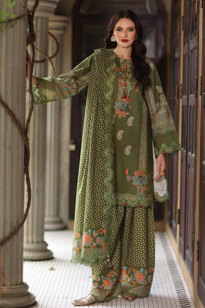 3-PC Unstitched Embroidered Lawn Collection