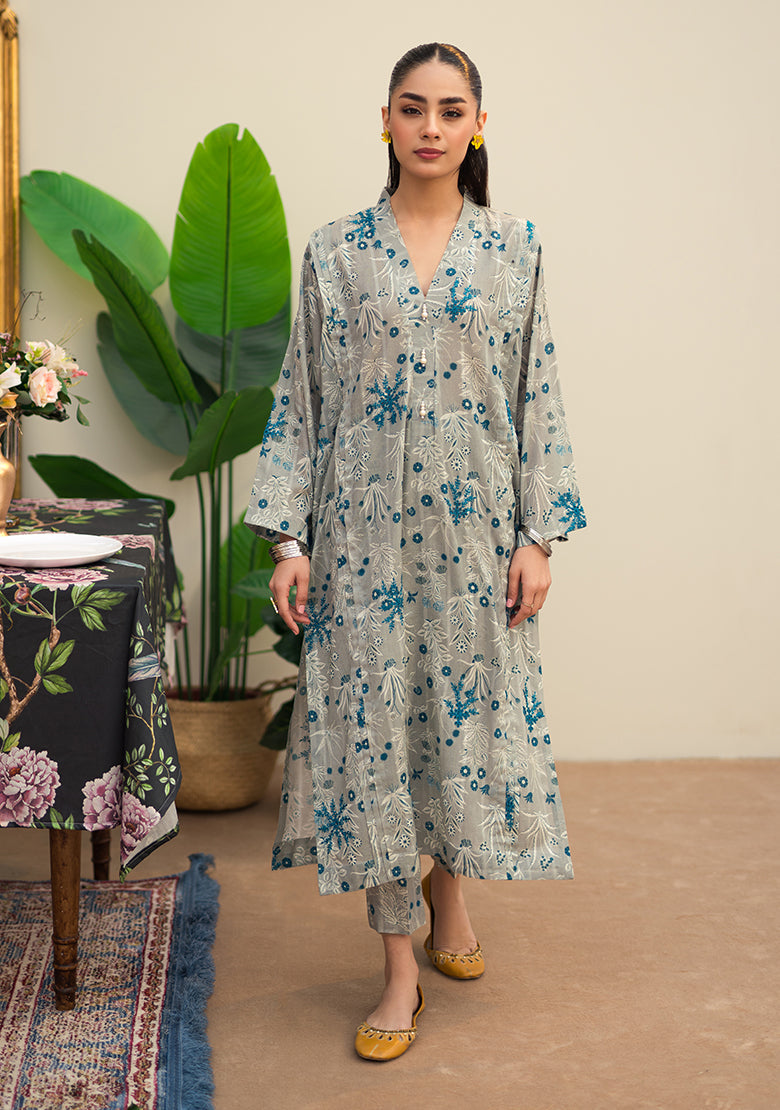 Lala Shades Summer Printed Lawn-Nigella