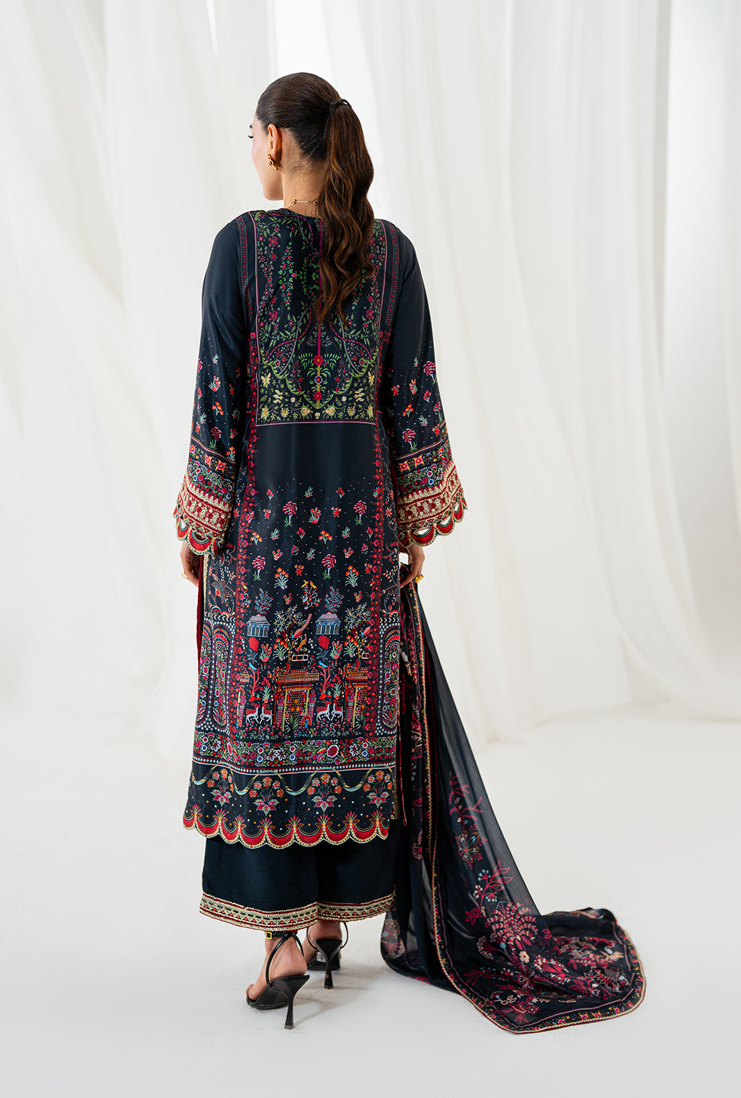 Premium Crepe Silk 3 Piece Suit