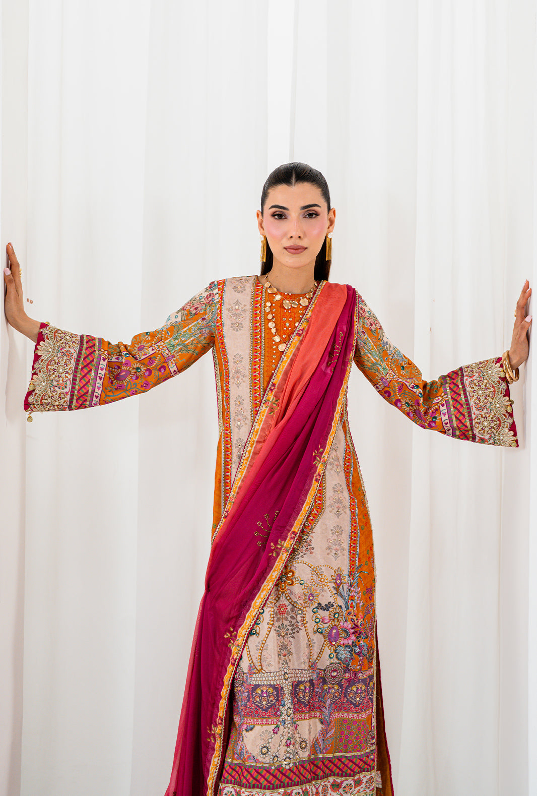 Premium Crepe Silk 3 Piece Suit