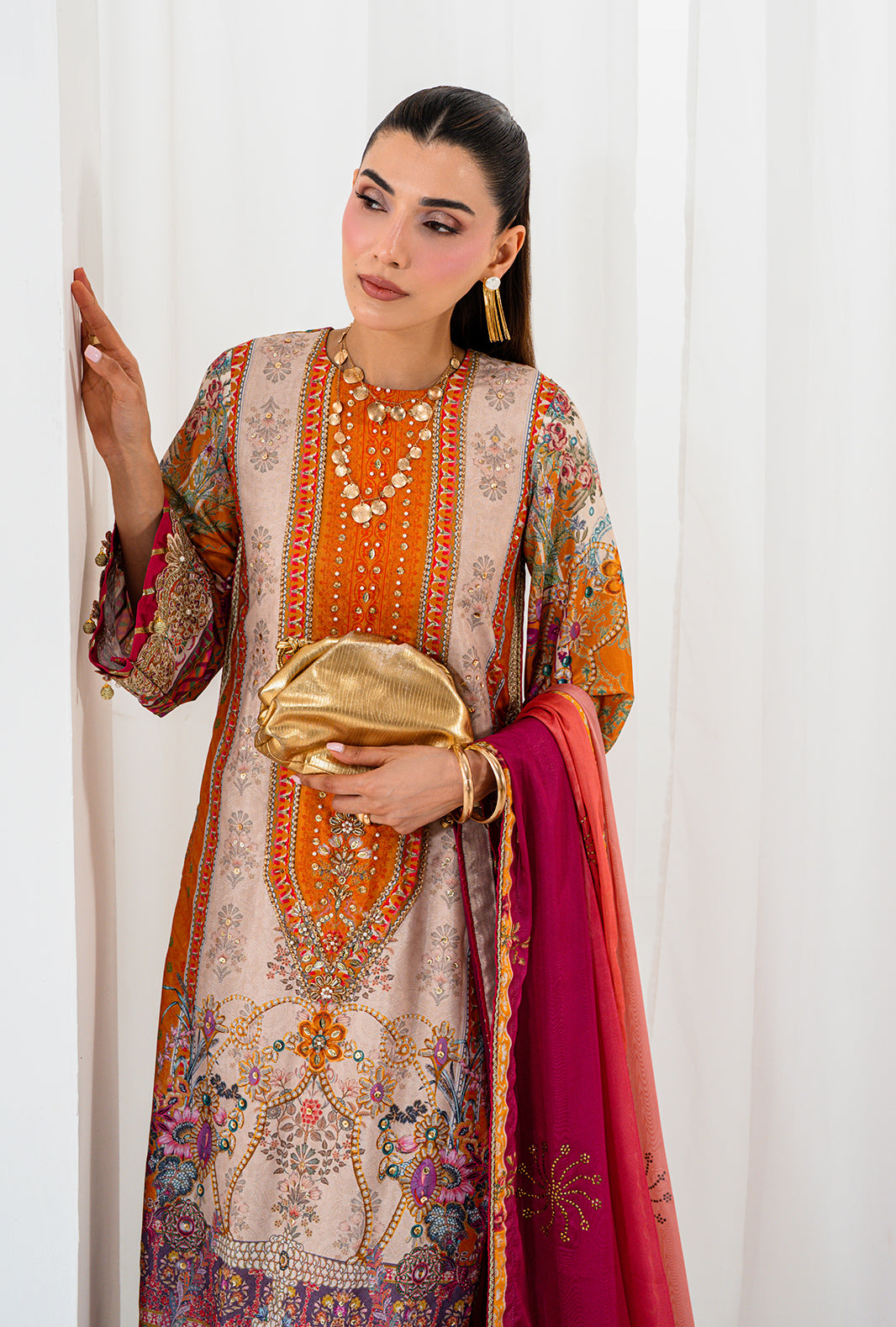 Premium Crepe Silk 3 Piece Suit