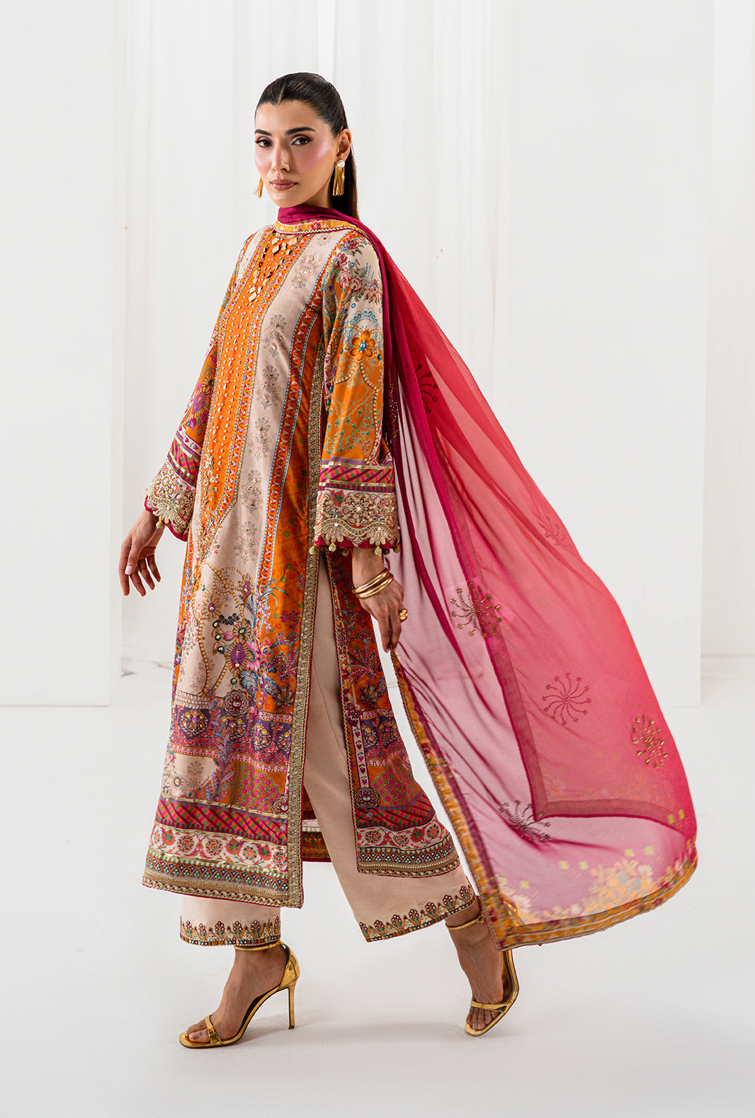 Premium Crepe Silk 3 Piece Suit
